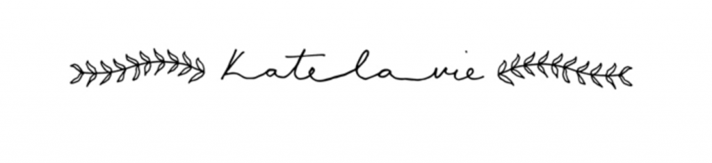 Blogosphere Round Up - Kate La Vie