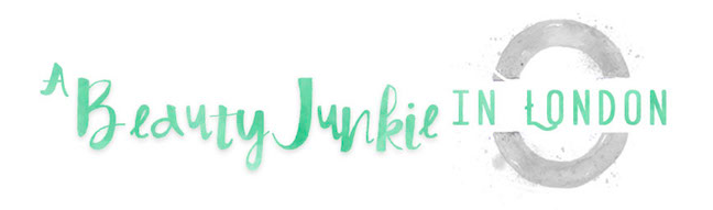 a beauty junkie in london logo