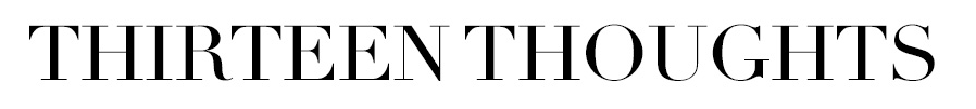 Thirteen thoughts logo