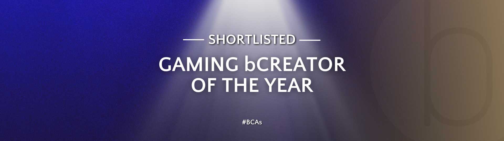 bCreator Gamer Shortlist 2024